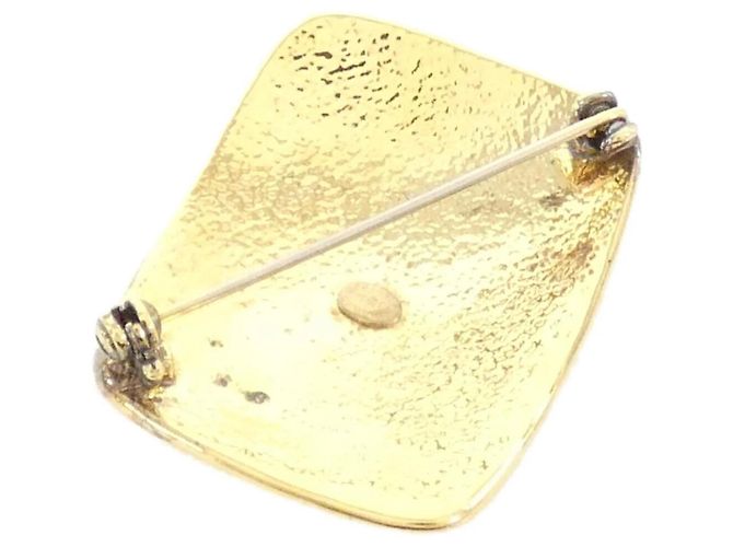 Spilla Chanel dorata D'oro - vista 2