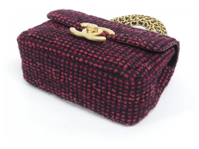 Borsa a Spalla Chanel AS5026 Nero Rosso - vista 3