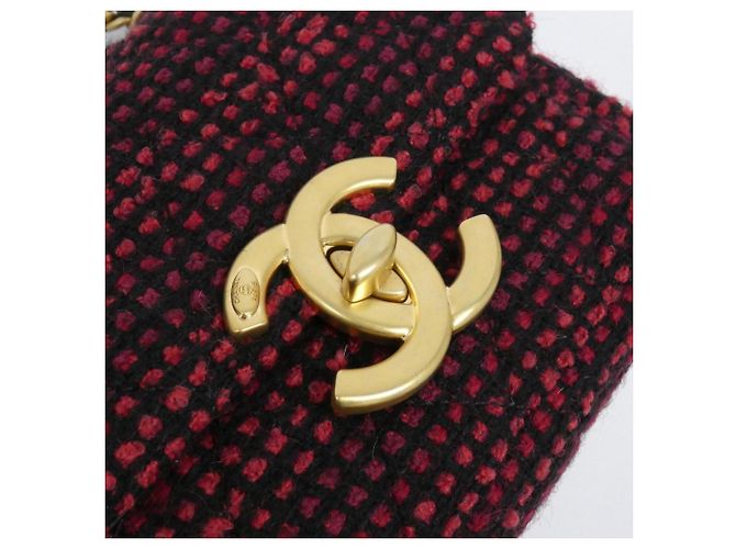 Borsa a Spalla Chanel AS5026 Nero Rosso - vista 4