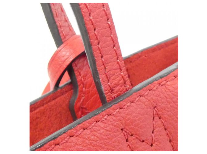 Sac à main Lockme Cabas Louis Vuitton Rouge - vue 5