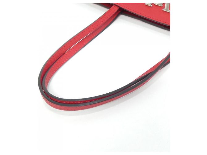 Sac à main Lockme Cabas Louis Vuitton Rouge - vue 6
