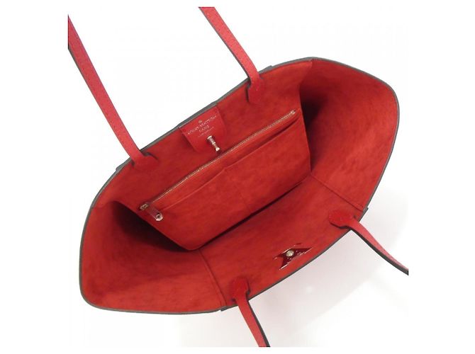 Sac à main Lockme Cabas Louis Vuitton Rouge - vue 7