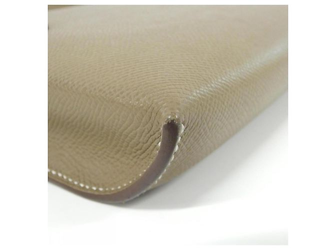 Borsa a Spalla Vid Poche Hermès Beige Taupe - vista 3