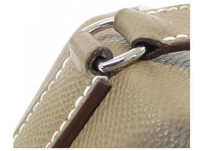 Borsa a Spalla Vid Poche Hermès Beige Taupe - vista 7
