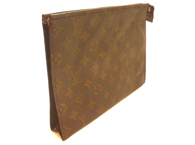 Louis Vuitton Pochette 26 Monogram Marrone - vista 5