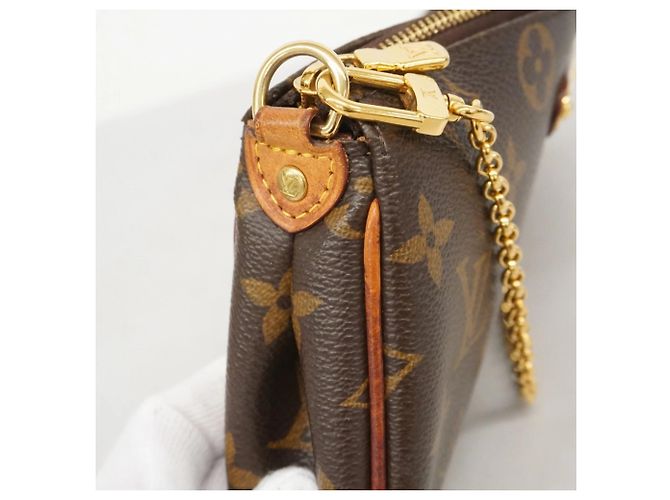 Pochette Eva Monogram Louis Vuitton Marrone - vista 11
