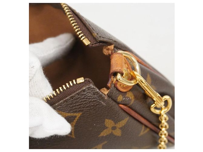 Pochette Eva Monogram Louis Vuitton Marrone - vista 7