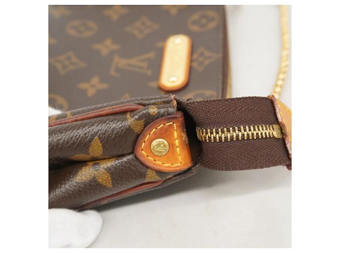 Pochette Eva Monogram Louis Vuitton Marrone - vista 8