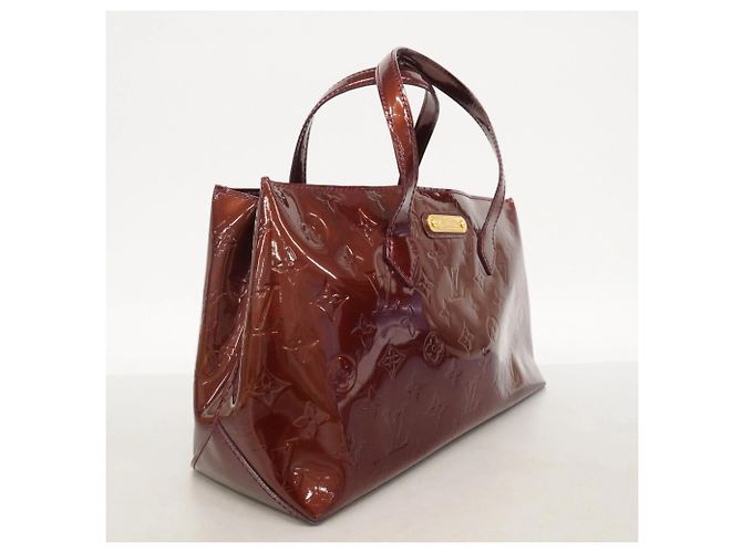 Borsa Tote Louis Vuitton Vernis Wilshire PM Rosso - vista 2