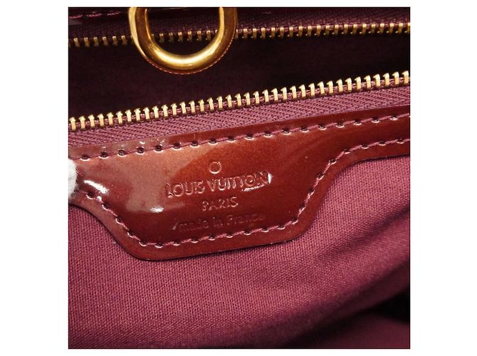 Borsa Tote Louis Vuitton Vernis Wilshire PM Rosso - vista 5