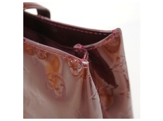 Borsa Tote Louis Vuitton Vernis Wilshire PM Rosso - vista 8