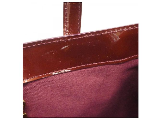 Borsa Tote Louis Vuitton Vernis Wilshire PM Rosso - vista 9