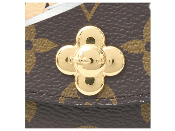 Cartera plegable Monogram Vivienne para mujer Louis Vuitton Castaño - vista 4