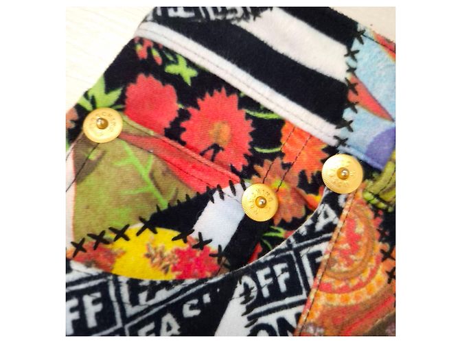 Falda Moschino 1992 Fashion Fashoff Monograma - vista 10