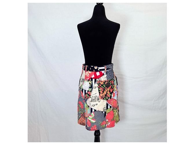 Falda Moschino 1992 Fashion Fashoff Monograma - vista 2