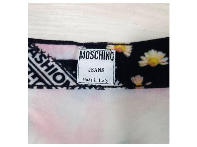 Falda Moschino 1992 Fashion Fashoff Monograma - vista 3