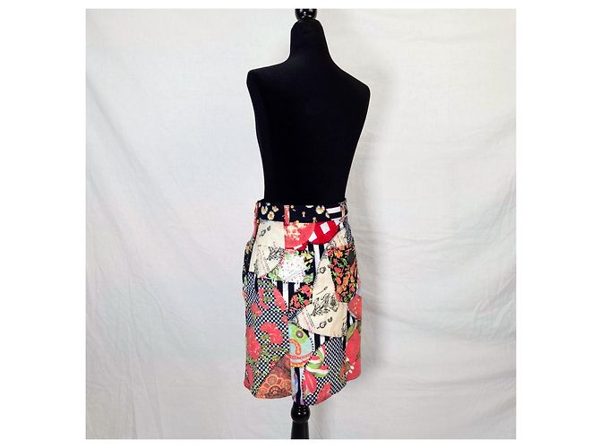 Falda Moschino 1992 Fashion Fashoff Monograma - vista 5