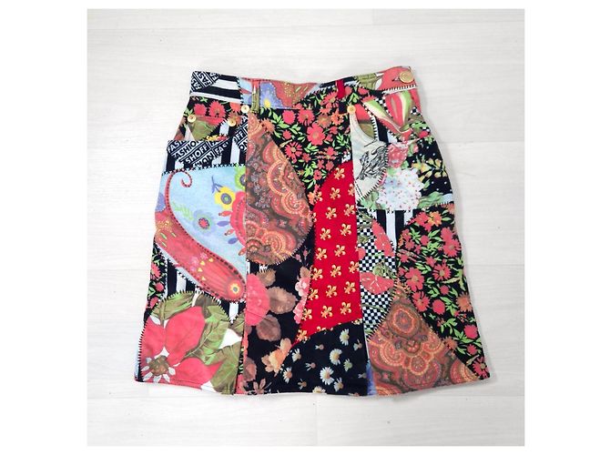 Falda Moschino 1992 Fashion Fashoff Monograma - vista 6