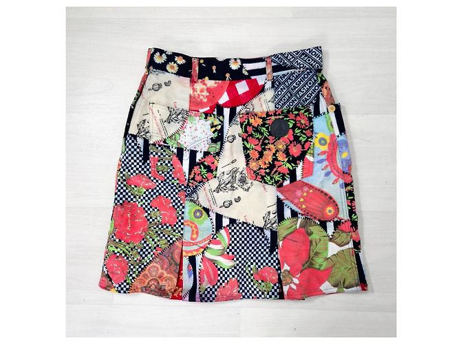 Falda Moschino 1992 Fashion Fashoff Monograma - vista 8