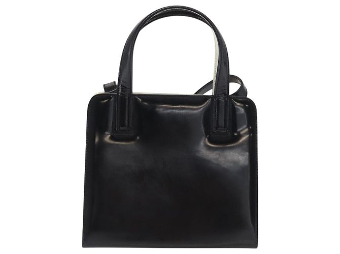 Salvatore Ferragamo Gancini in pelle lucida Nero - vista 2