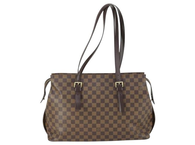 Borsa Chelsea Damier Louis Vuitton Marrone - vista 2