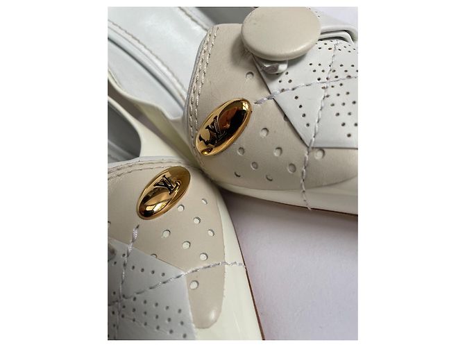 Louis Vuitton Leder High Heels Beige Größe 40 - Ansicht 4