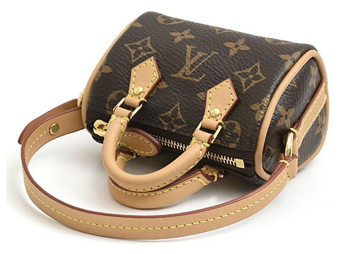Charm per Borsa Micro Speedy Bijoux Sac Monogram Donna Louis Vuitton Marrone - vista 4