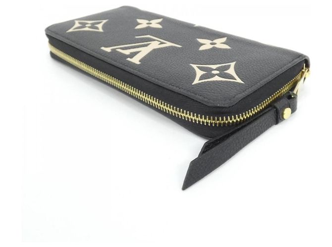 Zippy Geldbörse Monogram Empreinte Bicolor Louis Vuitton Schwarz Beige - Ansicht 2