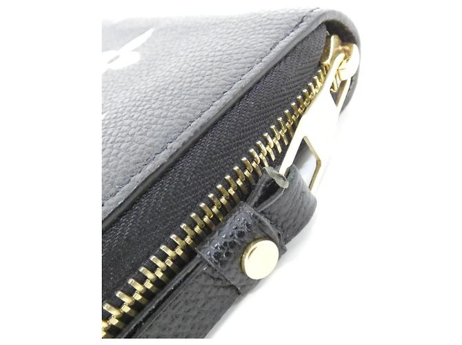 Zippy Geldbörse Monogram Empreinte Bicolor Louis Vuitton Schwarz Beige - Ansicht 3