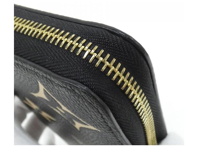 Zippy Geldbörse Monogram Empreinte Bicolor Louis Vuitton Schwarz Beige - Ansicht 4