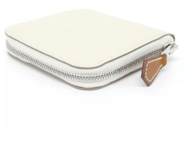 Monedero de seda Ex-Libris Hermès Blanco - vista 2