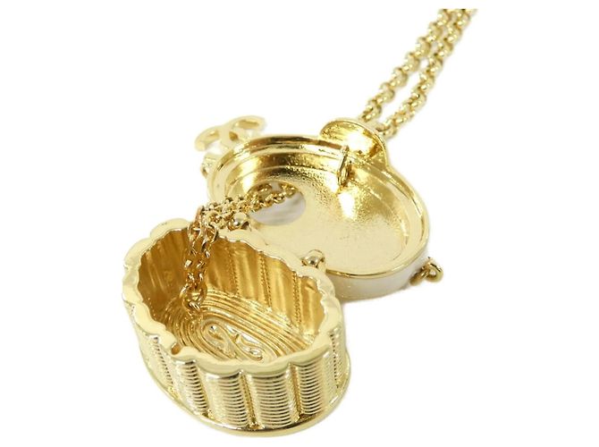Collar Chanel ABF044 Oro y Blanco Dorado - vista 6