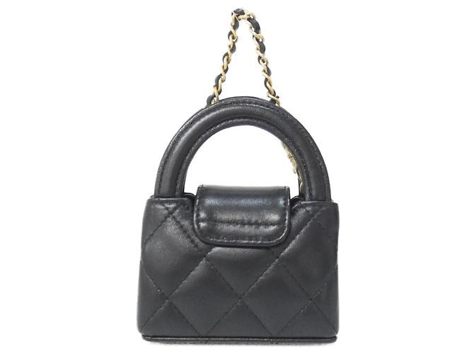 Chanel AP4991 Accessorio Borsa Charm Nero D'oro - vista 2