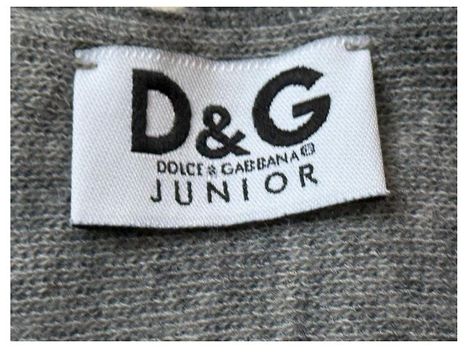 Dolce & Gabbana Kleid Grau Baumwolle Wolle - Ansicht 19