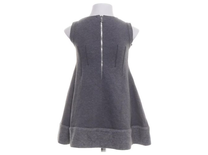 Dolce & Gabbana Kleid Grau Baumwolle Wolle - Ansicht 2