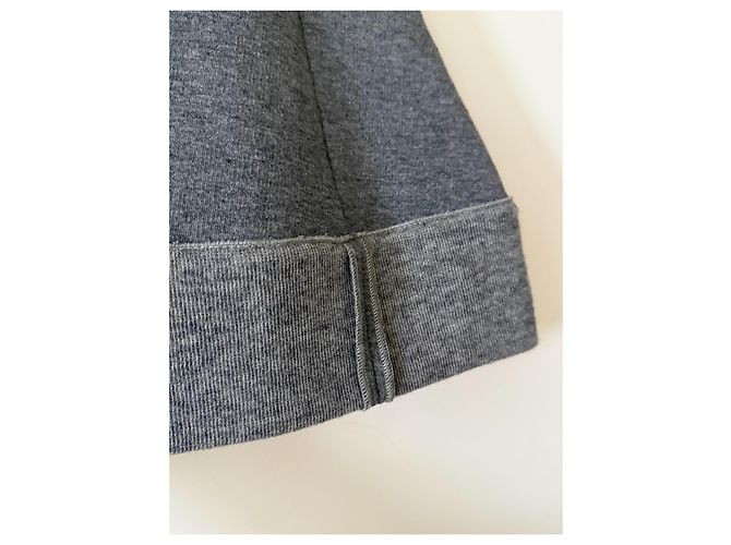 Dolce & Gabbana Kleid Grau Baumwolle Wolle - Ansicht 8