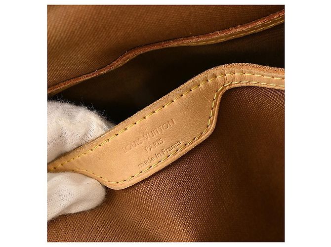 Louis Vuitton Palermo Handtasche aus Monogramm-Canvas GM Braun - Ansicht 4