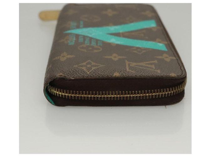 Cartera Zippy monograma mediana Louis Vuitton Castaño - vista 3