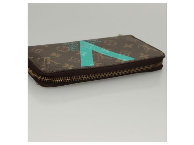 Cartera Zippy monograma mediana Louis Vuitton Castaño - vista 5
