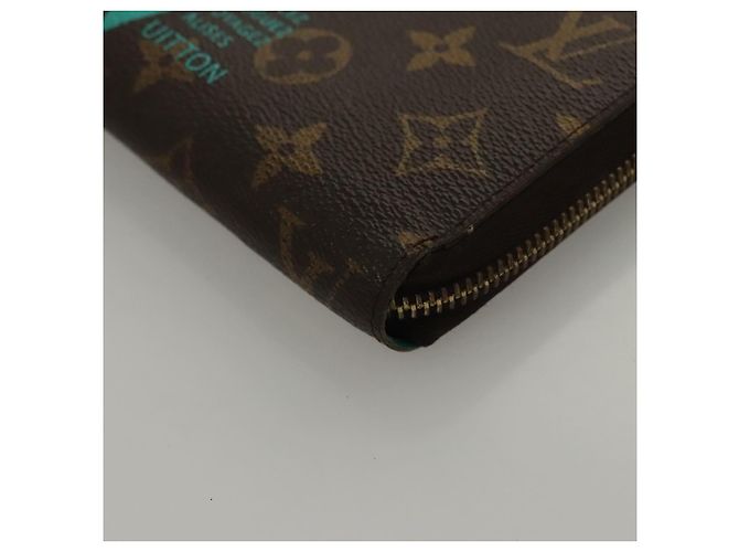 Cartera Zippy monograma mediana Louis Vuitton Castaño - vista 7