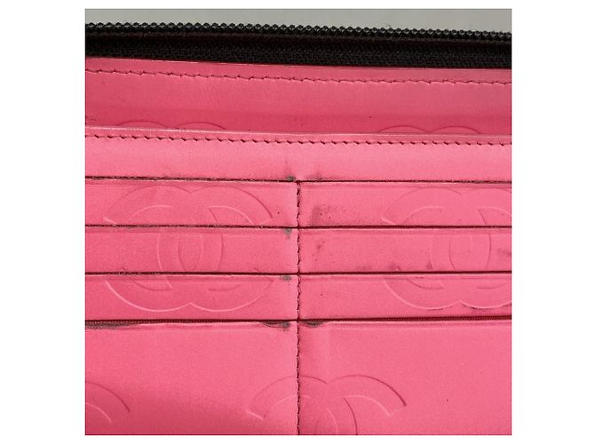 Chanel Cambon Lang Wallet Schwarz Weiß - Ansicht 7