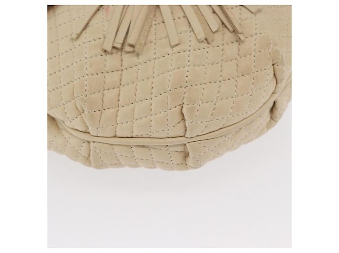 BALLY Borsa a Spalla in Pelle Avorio Oro Auth 169900 D'oro Crudo - vista 10