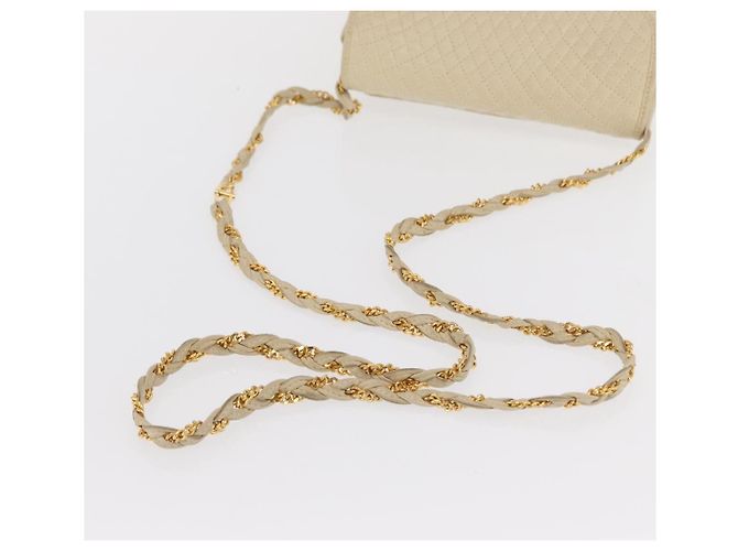 BALLY Borsa a Spalla in Pelle Avorio Oro Auth 169900 D'oro Crudo - vista 7