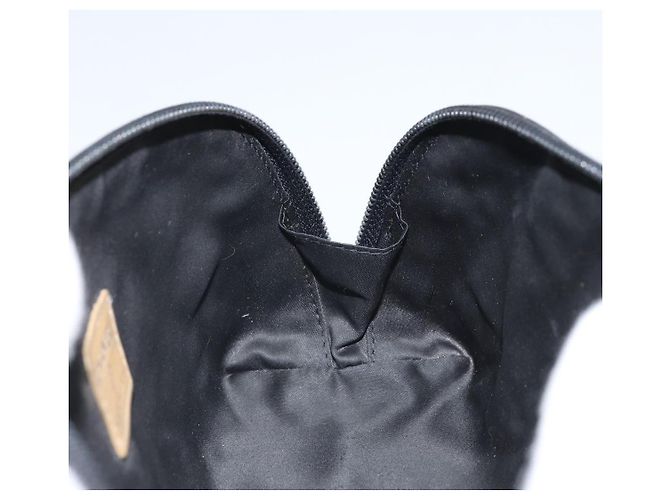 Pochette CHANEL Pelle verniciata Nera Oro Argento CC Auth 171183 Nero D'oro - vista 16