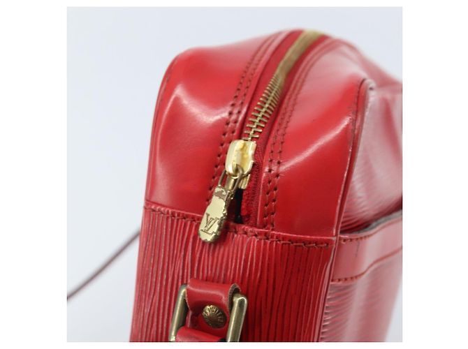 LOUIS VUITTON Borsa a Spalla Epi Trocadero 27 Rossa M52317 LV Auth BA10627 Rosso - vista 14