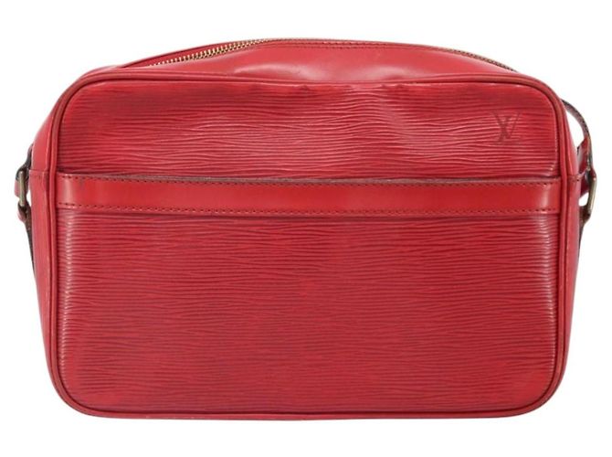LOUIS VUITTON Borsa a Spalla Epi Trocadero 27 Rossa M52317 LV Auth BA10627 Rosso - vista 2