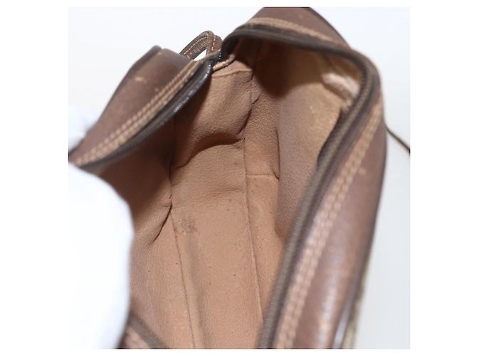 Borsa Sherry Line GG Supreme Web di GUCCI in PVC beige e oro 156 02 066 Auth 171823 D'oro - vista 18