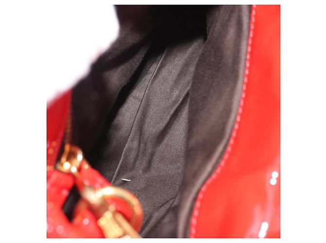 Bolso Miu Miu de cuero patentado 2 en 1 Rojo Dorado Auth 169803 Roja - vista 19