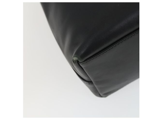 Borsa a Spalla in Pelle Gucci Bamboo Nera Oro 001 2113 1880 Auth 169379 Nero D'oro - vista 13