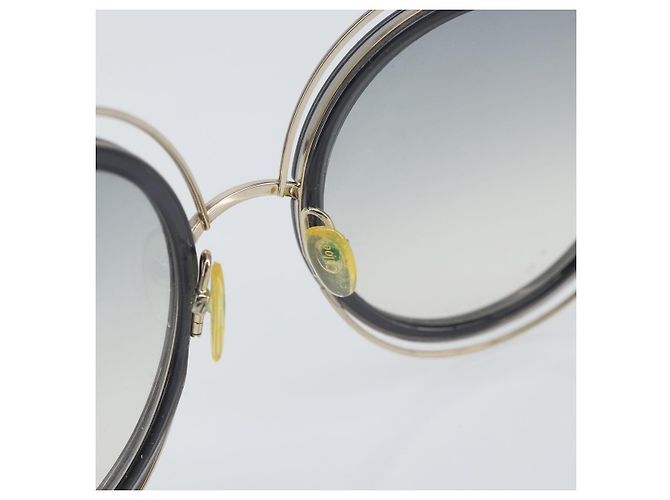 Chloé Occhiali da sole Chloe metallo Nero Auth BA10541 - vista 11